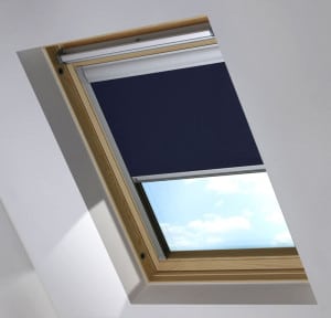 Cheap Navy Blue keylite Skylight Roof Blind