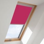 bright-pink-fakro-skylight-roof-blind