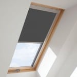 grey VELUX roof blind