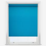 BRIGHT BLUE BLACKOUT ROLLER BLIND