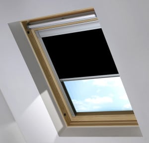 Cheap Black Dakstra Skylight Roof Blind