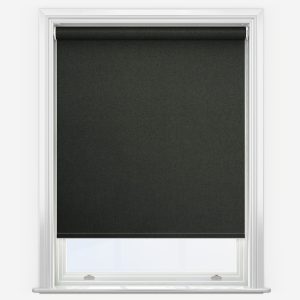 black blackout roller blind