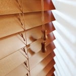 Cheap Bronzed Oak Next Day Wood Venetian Blinds With Cords