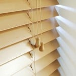 next day light oak wood venetian blinds with cords