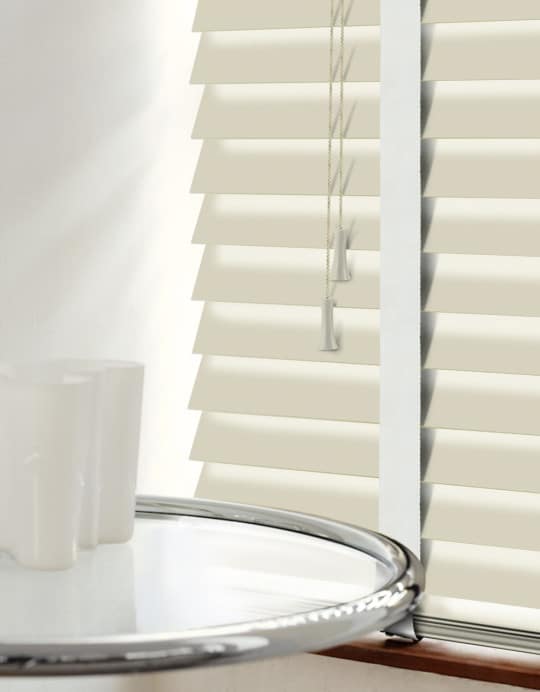Ivory Wood Blinds With Tapes