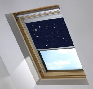 NIght Sky Velux Skylight Roof Blind