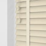 Cheap Butter Cream Faux Wood Blinds With Tapes