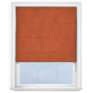 roman blind orange burnt blinds delivery quick fabric