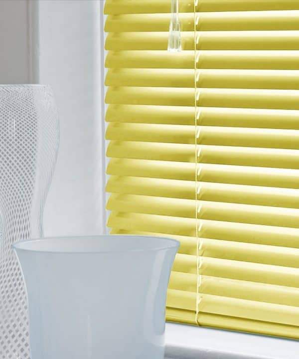 Yellow Aluminium Venetian Blinds