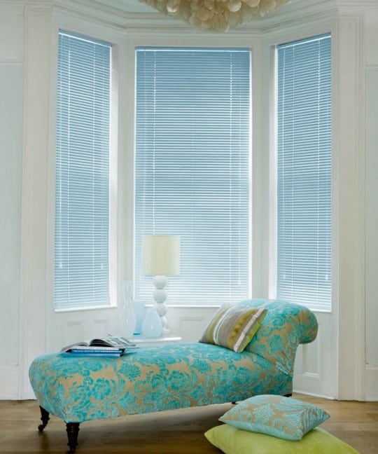 Cheap Pastel Blue Aluminium Venetian Blinds
