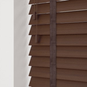 Cheap Walnut Faux Wood Blinds With Tapes