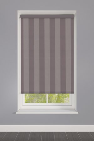 Taupe Striped Roller Blind