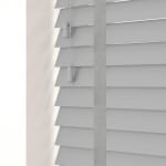 Dove Grey Faux Wood Venetian Blinds With Tapes
