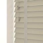 French Grey Faux Wood Venetian Blinds With Tapes