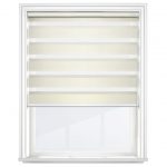 Cream Day and Night Blinds Open
