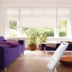 magnolia electric motorised remote control roller blinds