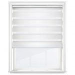 Soft White Day & Night Blinds Open