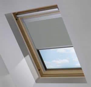 Dark Grey Dakea Skylight Roof Blind