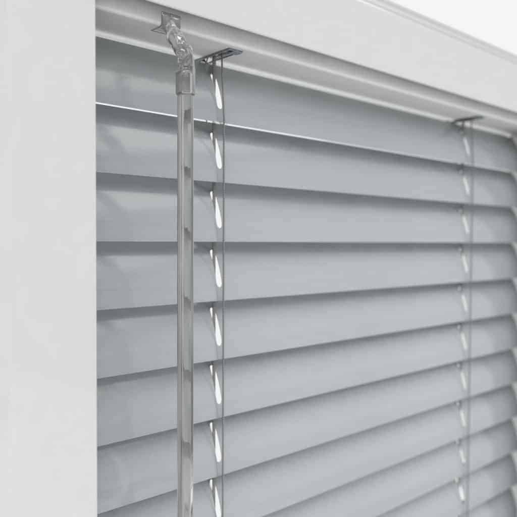 Silver UPVC Perfect Fit Venetian Blind – Cheapest Blinds UK Ltd