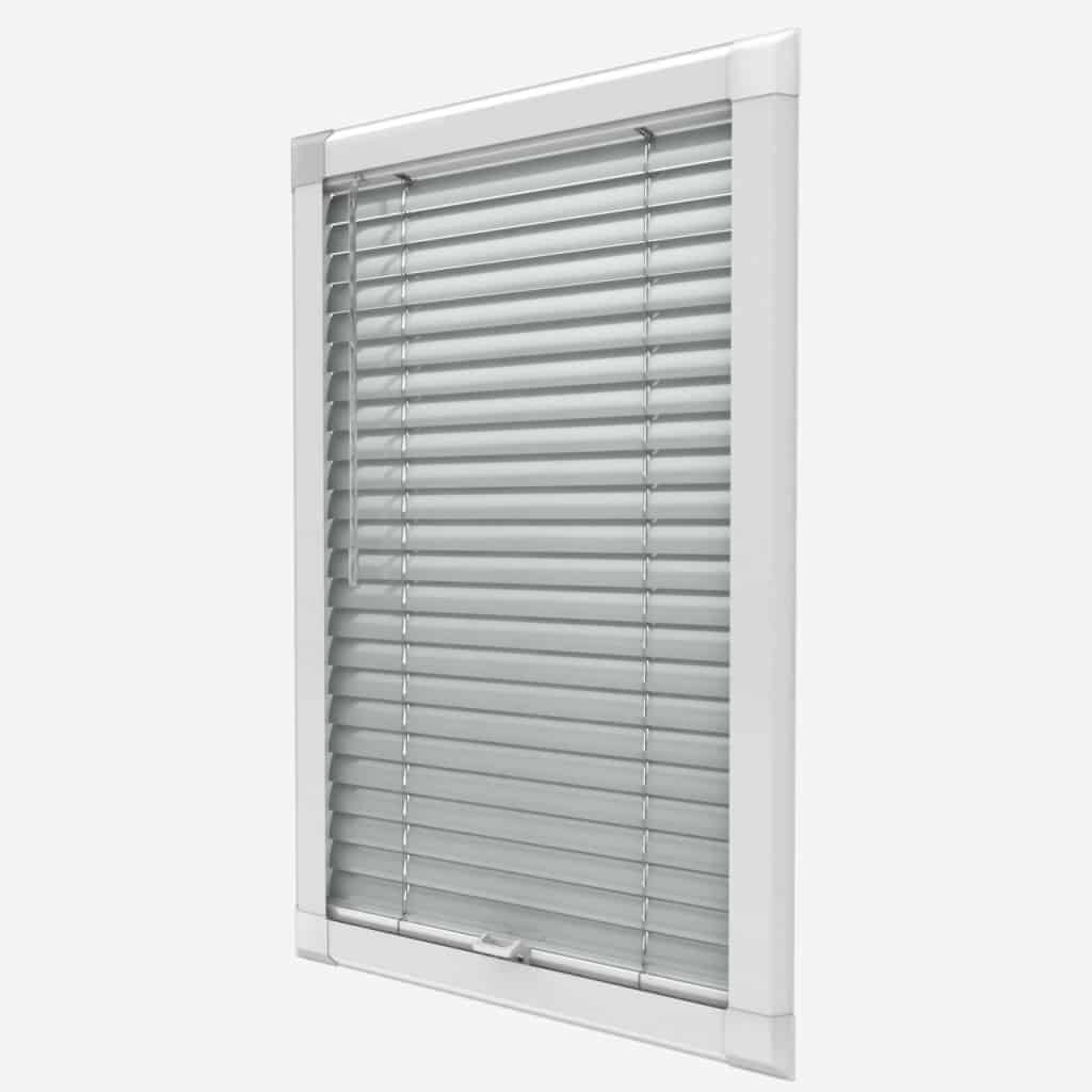 Silver UPVC Perfect Fit Venetian Blind – Cheapest Blinds UK Ltd