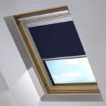 navy blue dakea skylight blind