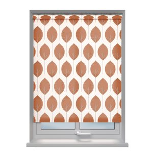 Roller Blind With Musa Tiger Lily Fabric