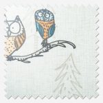 Fryetts Roman Blind, Quirky Owls Natural