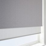 Double Roller Blind Seal & Grey Motorised