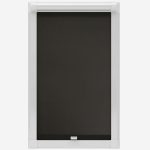 Black UPVC Perfect Fit Roller Blind