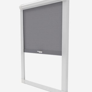 Mid Grey Perfect Fit Roller Blind Open