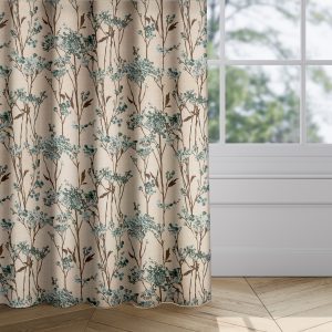 designer-floral-curtains-green