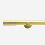 Brushed Gold Barrel Curtain Pole