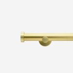 Brushed Gold Stud Curtain Pole