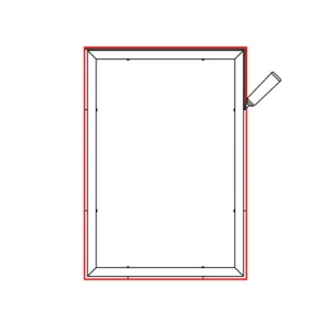 seal shutter frame gaps