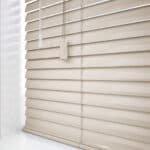 Designer Aluminium Blinds, Light Brown