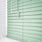 Designer Aluminium Blinds, Light Green