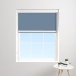 Soft Sky Blue Blackout blocOut XL Blind Without Pelmet