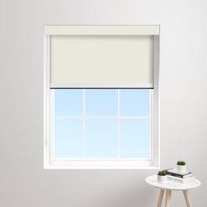 Cream Black blocOut XL Blind With Pelmet