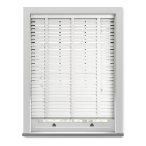 Cheapest White 50mm Wood Venetian Blind with Tapes