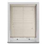 Sale Cream 50mm Woodgrain Real Wood Texture Venetian Blind
