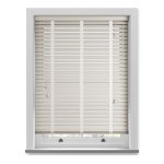 Cheapest Cream Woodgrain Real Wood Texture Venetian Blind with Tapes