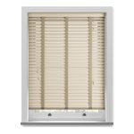 Cheapest Cream Buttercream 50mm Wood Venetian Blind with Tapes