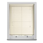Cheapest Cream Buttercream 50mm Woodgrain Real Wood Texture Venetian Blind
