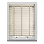 Cheapest Cream Buttercream Woodgrain Real Wood Texture Venetian Blind with Tapes