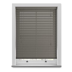Cheapest Grey 50mm Wood Venetian Blind