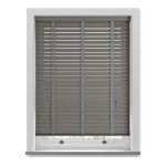 Cheapest Grey 50mm Wood Venetian Blind with Tapes