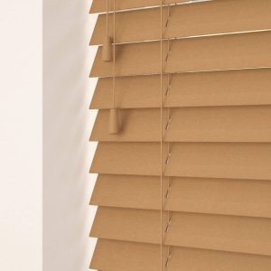 Cheap Light Oak 50mm Real Wood Venetian Blind