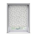 Roller Blind with Flower Pattern