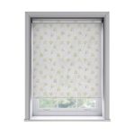 Contemporary Roller Blind with Floral Pattern