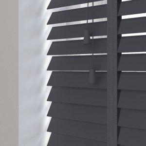 abyss dark grey wood venetian blinds